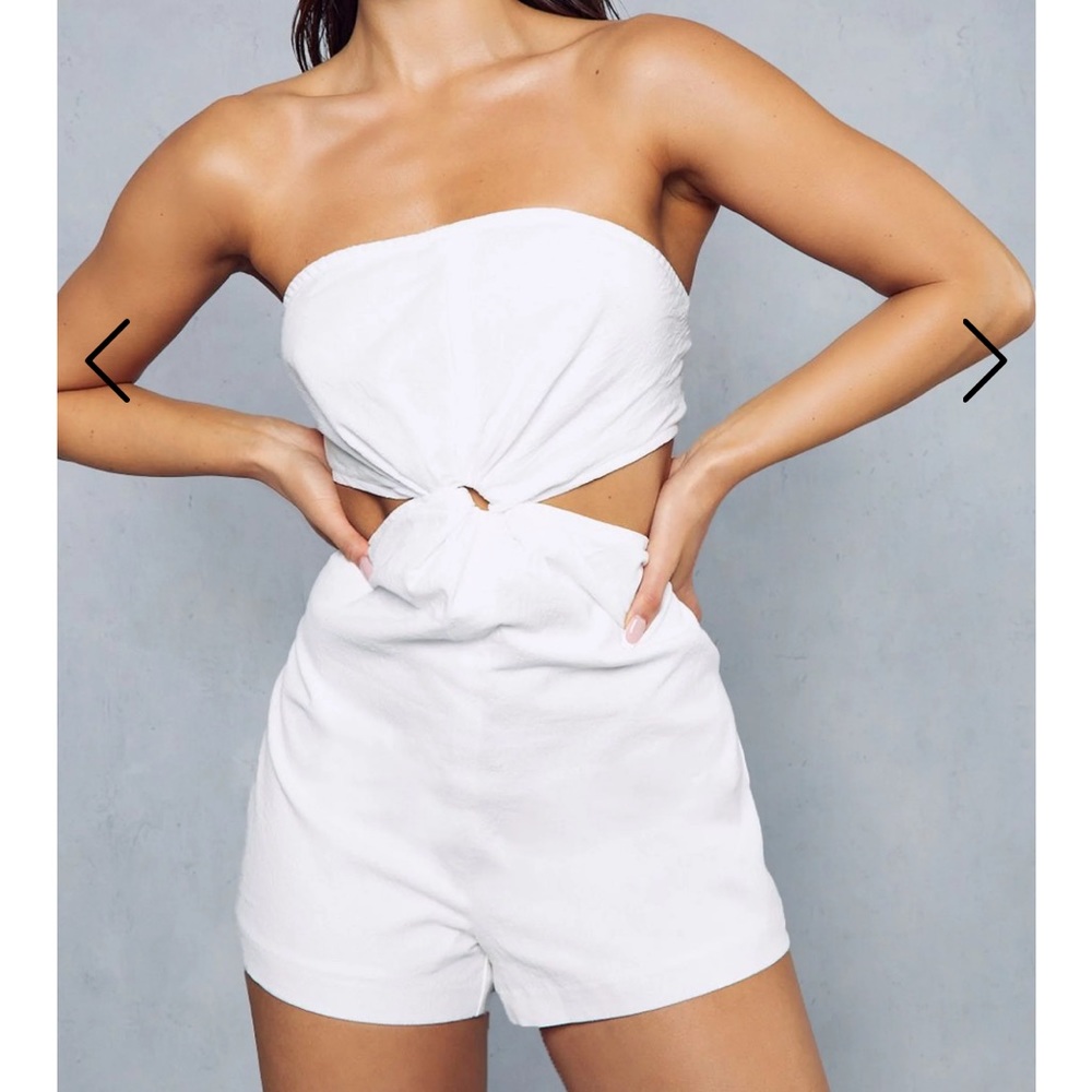 MISSPAP LINEN ROMPER